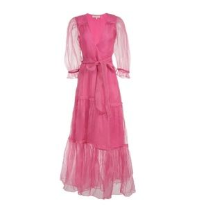 ⚡️FlASH SALE Loveshackfancy NWT Pink Silk Wrap Gown